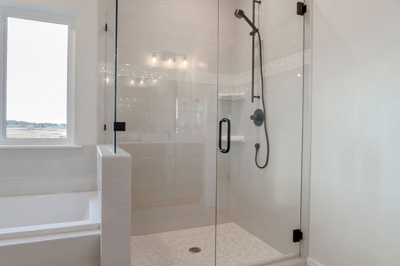 Glass Shower with Frameless Doors